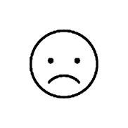 Icon trauriger Smiley