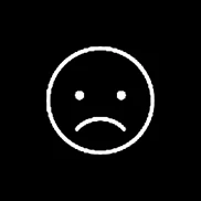 Icon trauriger Smiley