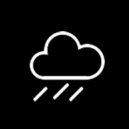 Icon Wolke mit Regen